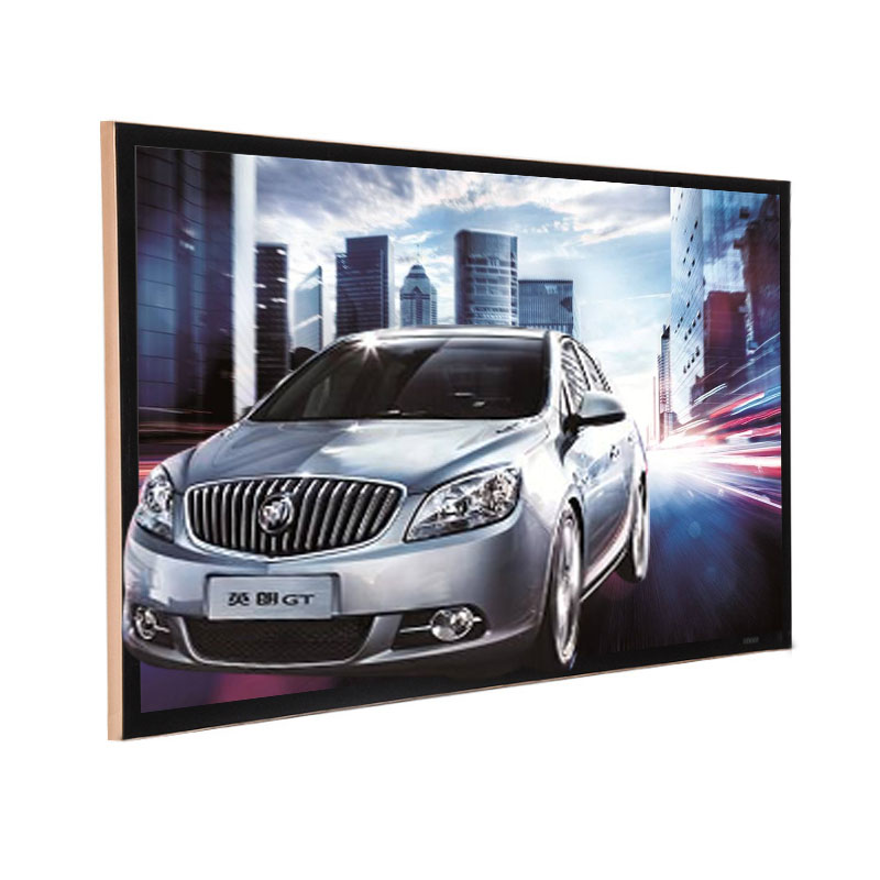 Naked eye 3D wall hanging horizontal screen, right angle