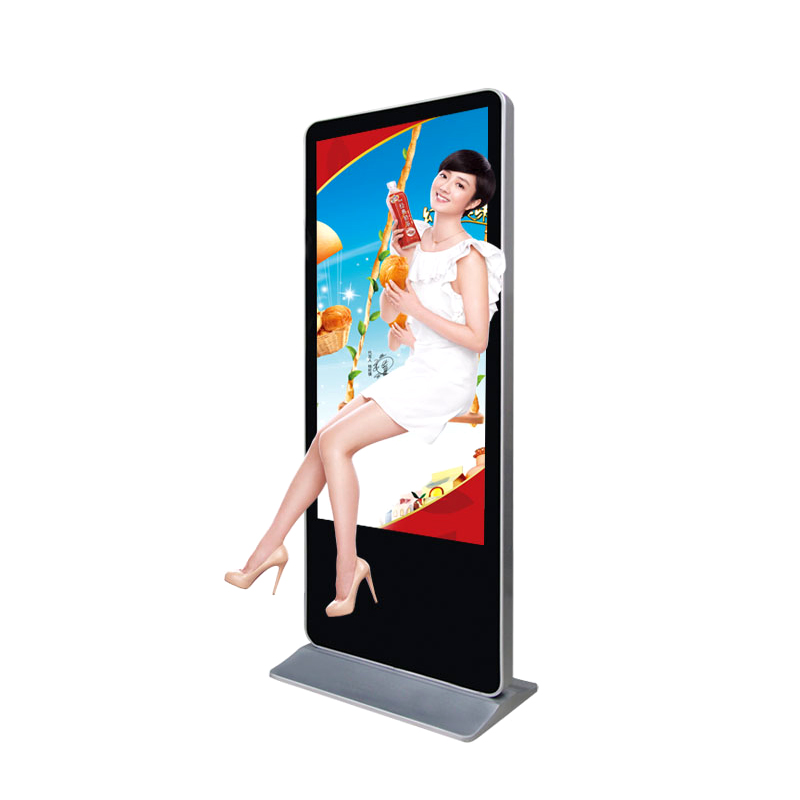 Naked eye 3D vertical landing advertising machine, round corner